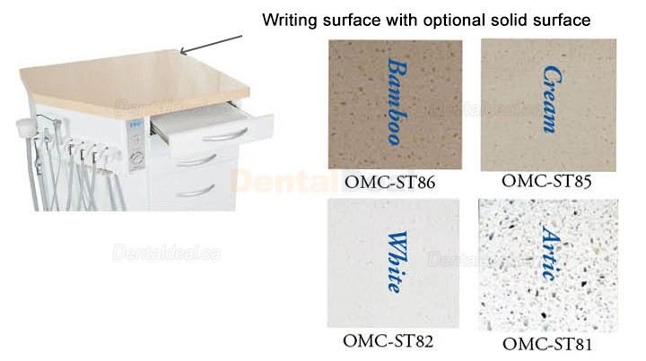 TPC OMC2375CV-SL/ OMC2375CV Mobile Dental Delivery Cabine System Cart Unit with Air Compressor
